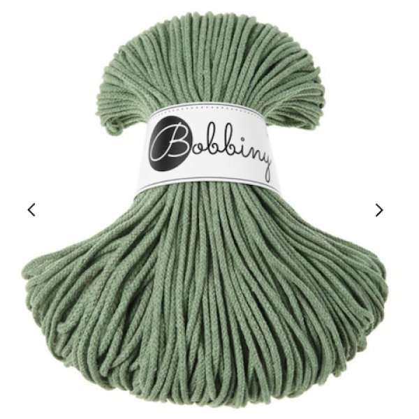 Bobbiny Flechtkordel 3 mm - Eucalyptus Green